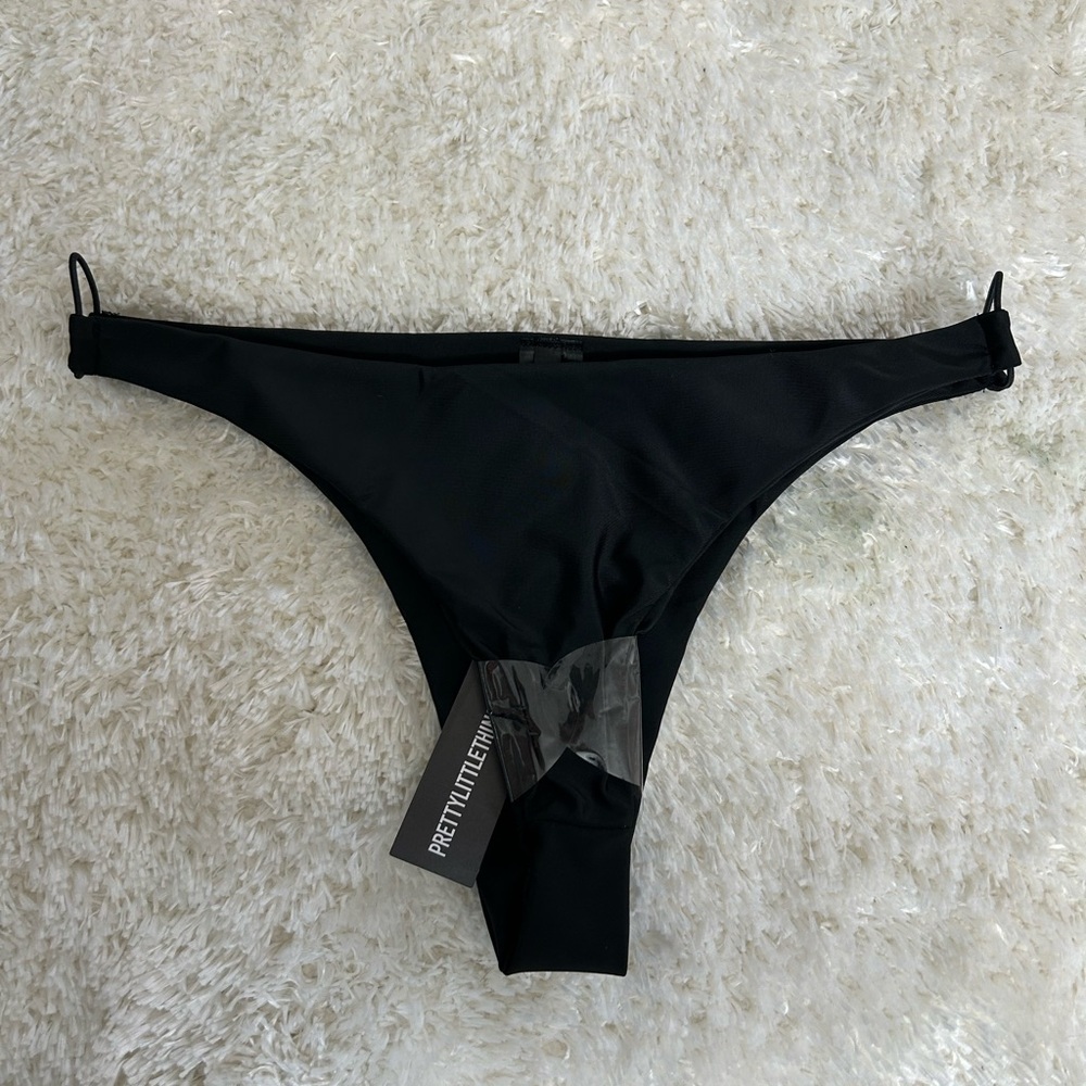 PrettyLittleThing Black Bikini Bottom